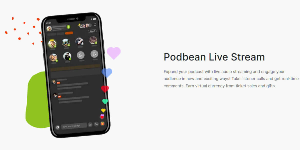 Podbean features